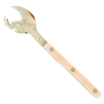 沐慕家居 304不鏽鋼餐勺 法式餐具  奶白  2支