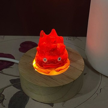 熱銷🌷霍爾的移動城堡周邊 哈爾 蘇菲 卡西法 老狗因因 吉卜力 宮崎駿 日本動漫 卡西法小夜燈宮崎駿diy桌面擺件送女
