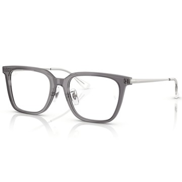 【RayBan】RB5442D 8268-52mm 光學眼鏡♣ (透深灰 銀)#金橘眼鏡