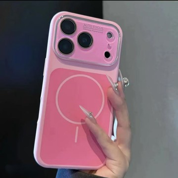 【秒變17Pro】液態矽膠 水晶鏡頭 細圈磁吸背板 防摔殼用於iPhone17 16 15 14 ProMAX 手機殼
