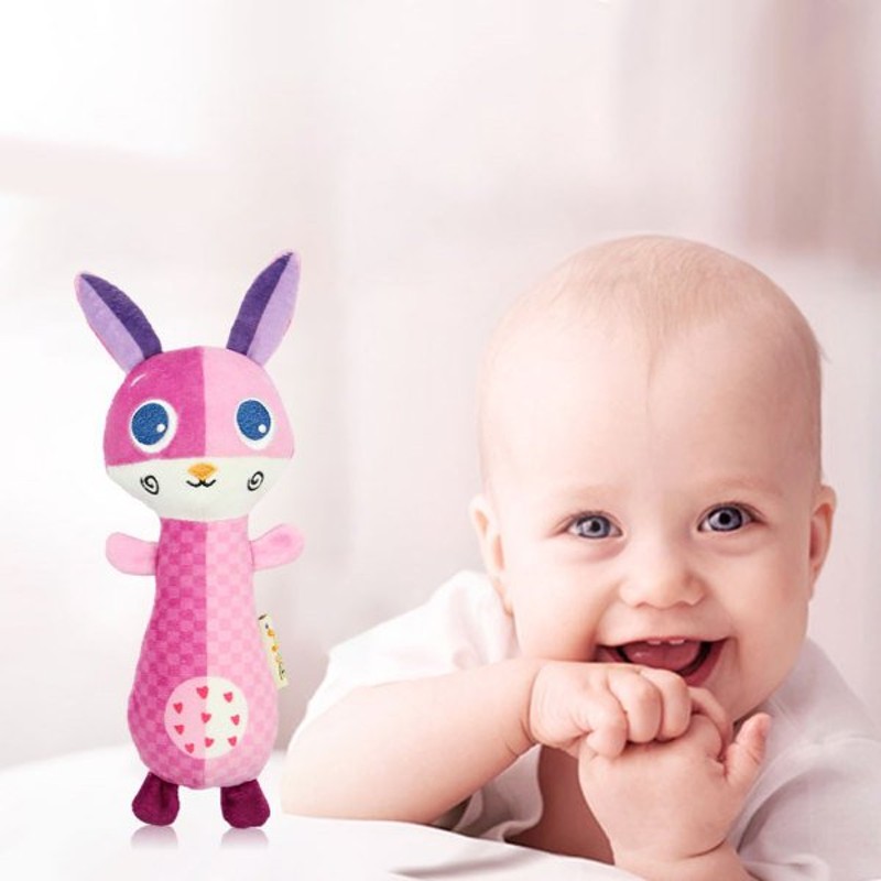 健全な発達幼児新生児ピンクの赤ちゃんガラガラおもちゃのハンドベル 通販 Lineポイント最大0 5 Get Lineショッピング