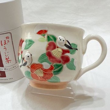 【京燒】手作立體馬克杯-雪精靈與樁