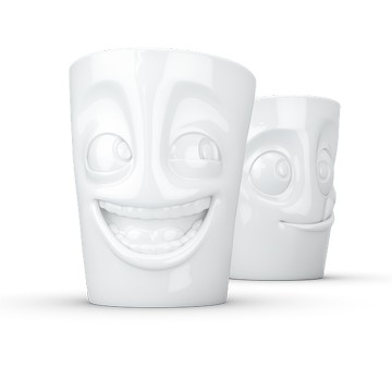 德國FIFTYEIGHT│Tassen馬克杯350ml．二入組．淘氣+美味