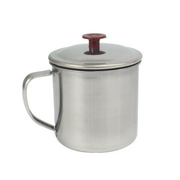 不銹鋼口杯 加蓋 小鋼杯 直徑約8cm /一個入(定35) AL43805 不鏽鋼精品口杯 -智6944464400027【領券滿額再折千11/30止】