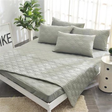 日本防蹣抗菌 採用3M防潑水技術 單人床包式保潔墊