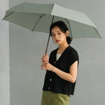 Wpc.中性素色大傘面晴雨兩用手動折傘-多色