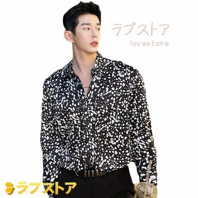 プリントシャツ メンズ レディース 長袖シャツ 総柄 かっこいい カジュアル オーバーサイズ ファッション 柔らかい 通気性 薄手 通販 Lineポイント最大get Lineショッピング