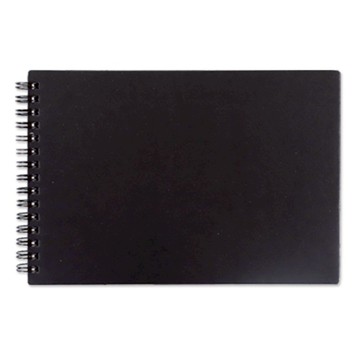 珠友文化 13K雙圈繪圖本 40張 NQ-63303-01 30.2 x 21.4 x 1cm  黑色  1本