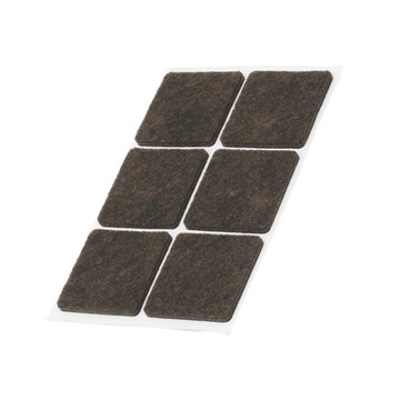 《PEDRINI》Gadget毛氈桌椅腳墊18入-方棕3.5cm-- 防滑墊 椅腳保護套 止滑墊