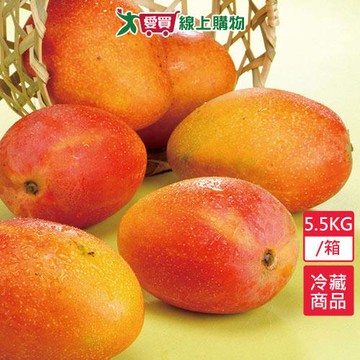愛文芒果5.5KG/箱(18粒)【愛買冷藏】