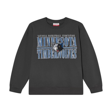 M&N NBA TEAM GRAY CREWNECK 長袖上衣 灰狼隊