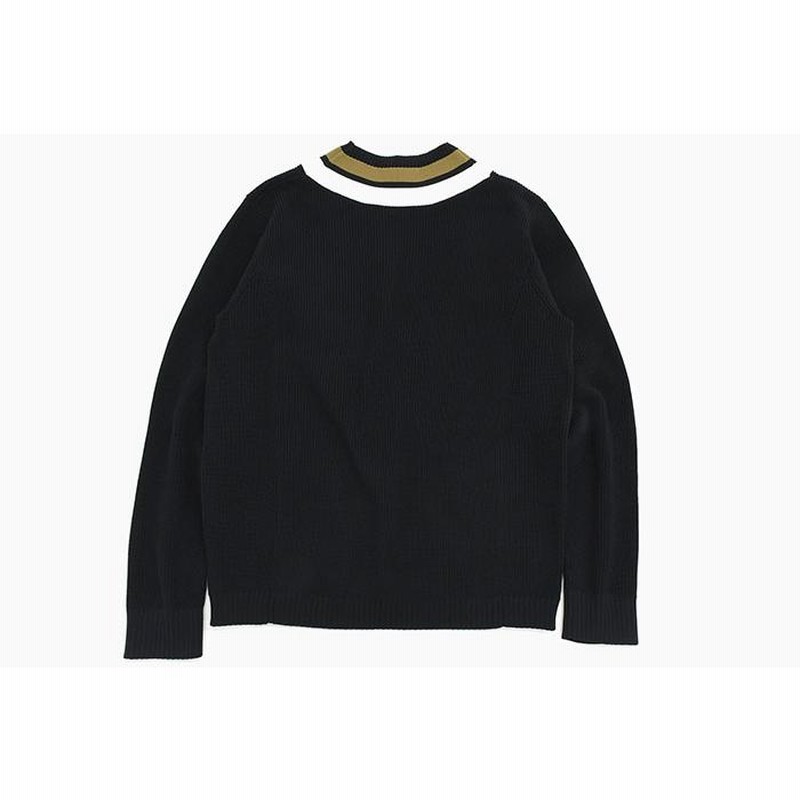 フレッドペリー セーター FRED PERRY メンズ ストライプド Vネック