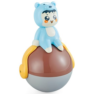 PLAYFUL TOYS 頑玩具 奔跑不倒翁  1個  藍色 + 咖啡色 + 灰色