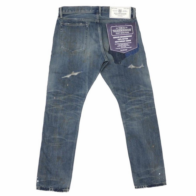 ネイバーフッド NEIGHBORHOOD GRITTY SAVAGE.DP NARROW/14OZ-PT (デニムパンツ) 172DCNH-PTM21  INDIGO 240-001422-057- 新品 (パンツ) | LINEブランドカタログ