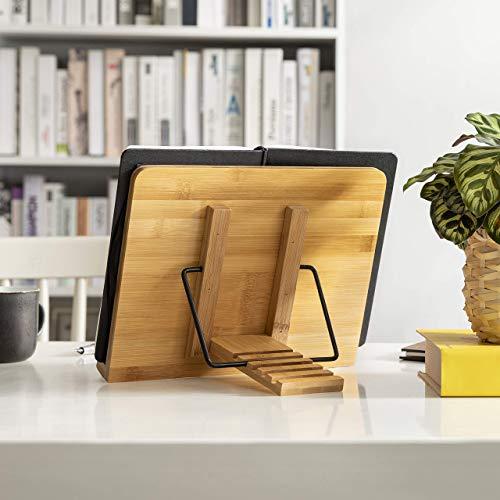 wishacc x Bamboo Book Stand x Lap Desk付き