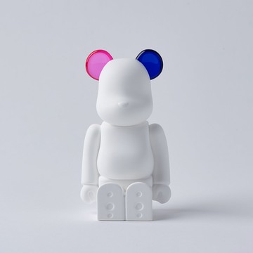 【Be@Rbrick】   庫柏力克熊 香氛熊擴香石 彩色耳朵雙色版（深藍色粉色-茉莉依蘭香氛）