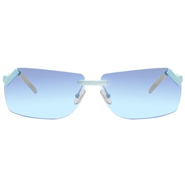 EXTe 義大利 潮流鏡框造型太陽眼鏡 / 藍EX53404