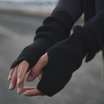 ANDAR 袖套 保暖 手套 穿搭 舒適 臂套