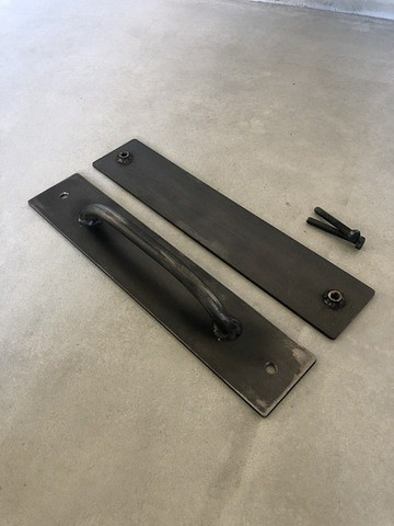 數量有限 IDH-PP-1 門把手長：40cm 推拉/1 套把手 鐵工業
