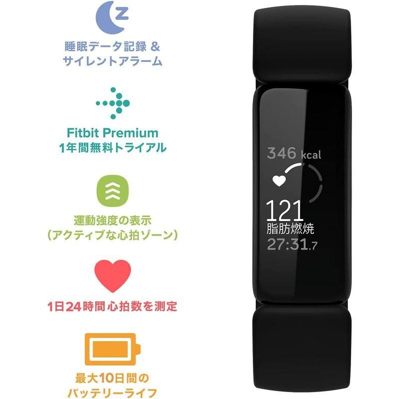 Fitbit Inspire2 フィットネストラッカー Black ブラック L/Sサイズ