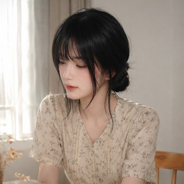 【梨花HaNA】 霧感輕氧 自然垂落又帶點空氣感瀏海片 頭頂補髮高顱頂 法式蓬鬆感遮額頭髮際線