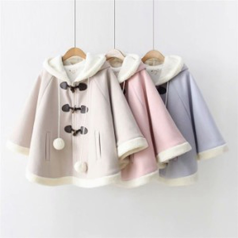 ケープ ポンチョ 無地 ダッフルコート 裏ボア ケープ ポンチョコート 大人可愛い 衣装 ショート丈 フード付き ケープ 裏起毛 秋冬 冬物 通販 Lineポイント最大1 0 Get Lineショッピング