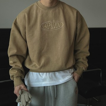 正韓純棉字母刺繡保暖內拉絨長袖衛衣 4色 YUPPIE 預購商品 0113