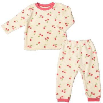 akachan honpo - 長袖家居服-櫻桃-紅色