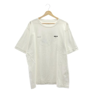 uniform experiment  2022春夏 | FRAGMENT DESIGN x UNICO 寬幅印花T卹 | 4碼 | 白色 | 男款