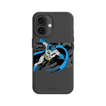 iPhone 16 SolidX 黑 - Batman 蝙蝠俠 - 復古漫畫插圖