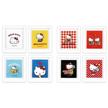 【震撼精品百貨】凱蒂貓_Hello Kitty~日本SANRIO三麗鷗 KITTY 相框磁鐵-復古(隨機出貨不挑款)*89571