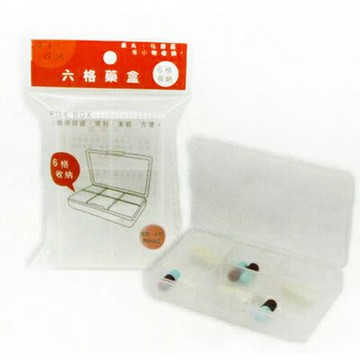 【文具通】W.I.P 聯合 六格藥盒 LPB1560 LHLPB1560【APP滿額下單4%點數(單一帳號最高1000點)】7/31止