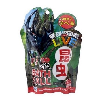 【震撼精品百貨】日本 昆蟲 沐浴球 入浴劑 5種圖案 隨機出貨*69395