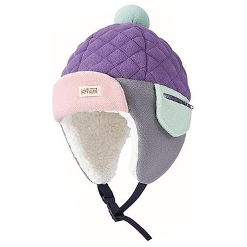 KOCOTREE 兒童護耳雷鋒帽 165g  紫色  L(51~54cm)