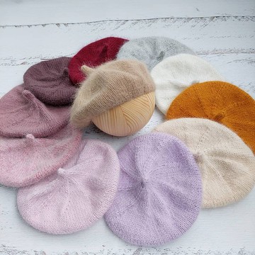 新生兒貝雷帽，新生兒針織貝雷帽，嬰兒帽