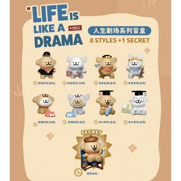 【特價】TOYZEROPLUS Maltese 線條小狗人生劇場 線條小狗 人生劇場 盲盒 盒玩 一中盒【預購】