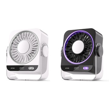 Sumfun 199檔數顯冰敷桌面風扇 壁掛兩用循環扇 靜音電風扇 大風力渦輪風扇 立扇 臺式風扇 USB風扇 小風扇