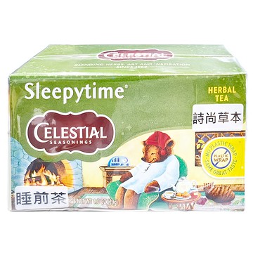 CELESTIAL SEASONINGS 詩尚草本 睡前茶 無咖啡因草本茶  1.45g  20包  1盒