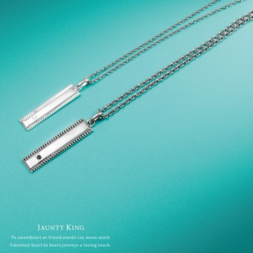 【JK銀飾】碎鑽之心／925純銀【項鏈、情侶銀飾】