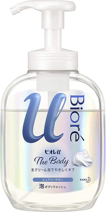 Kao Biore U Body Foam Type Pureli Savon Fragrance Pump 540ml