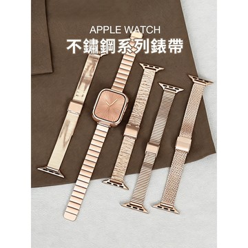 【台灣出貨】高品質 適用 APPLE WATCH 不鏽鋼系列 金屬錶帶 SE S11 S9 S10 46mm 女士錶帶