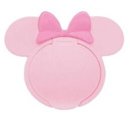 日本製 錦化成 迪士尼 米妮造型重複黏濕紙巾用盒蓋(粉底粉紅色蝴蝶結)＊夏日微風＊｜夏日微風↘限時下殺