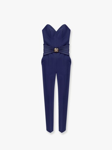 Strapless jumpsuit with waist belt - ELISABETTA FRANCHI - gender_Woman