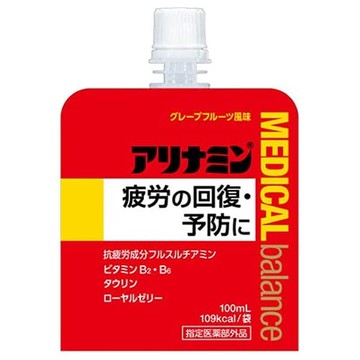 [Limited quantity price] Alinamin Medical Balance Grapefruit Flavor 100mL