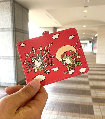 貓和藍蛙通行證紅