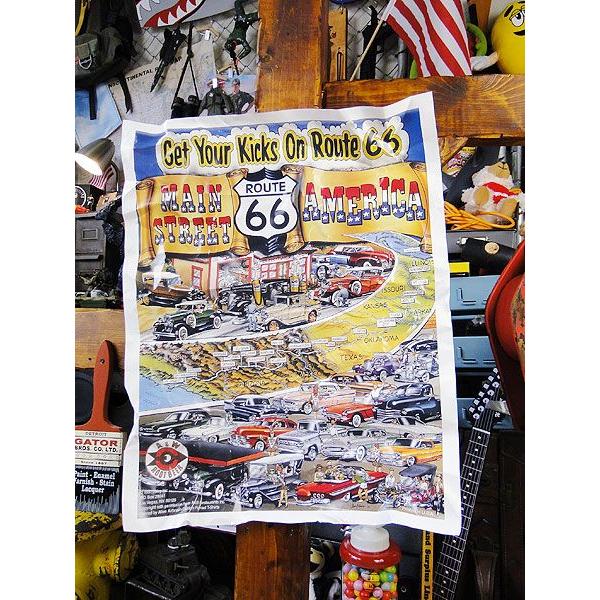 ルート66 ポスター アメリカ雑貨 アメリカン雑貨 インテリア 壁