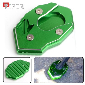 快速出貨 台灣現貨賣!適用於川崎 Z800 Z 800 2013-2016 的高質量徽標 Z800 摩托車鋁製腳架側架擴展板