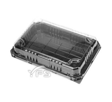 HK-S02壽司盒 (外帶餐盒/水果盒/手捲盒/冷盤/沙拉/生魚片/塑膠餐盒)【裕發興包裝】KY1084