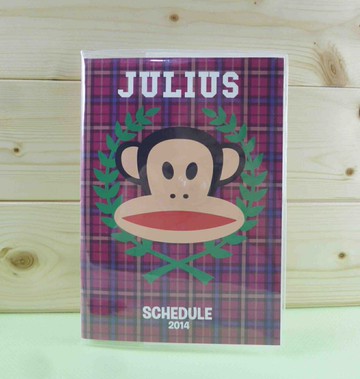 【震撼精品百貨】大嘴猴 證件套-紫格紋 震撼日式精品百貨