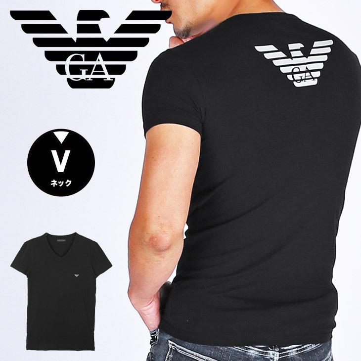 エンポリオ アルマーニ EMPORIO ARMANI メンズ Tシャツ Vネック 半袖